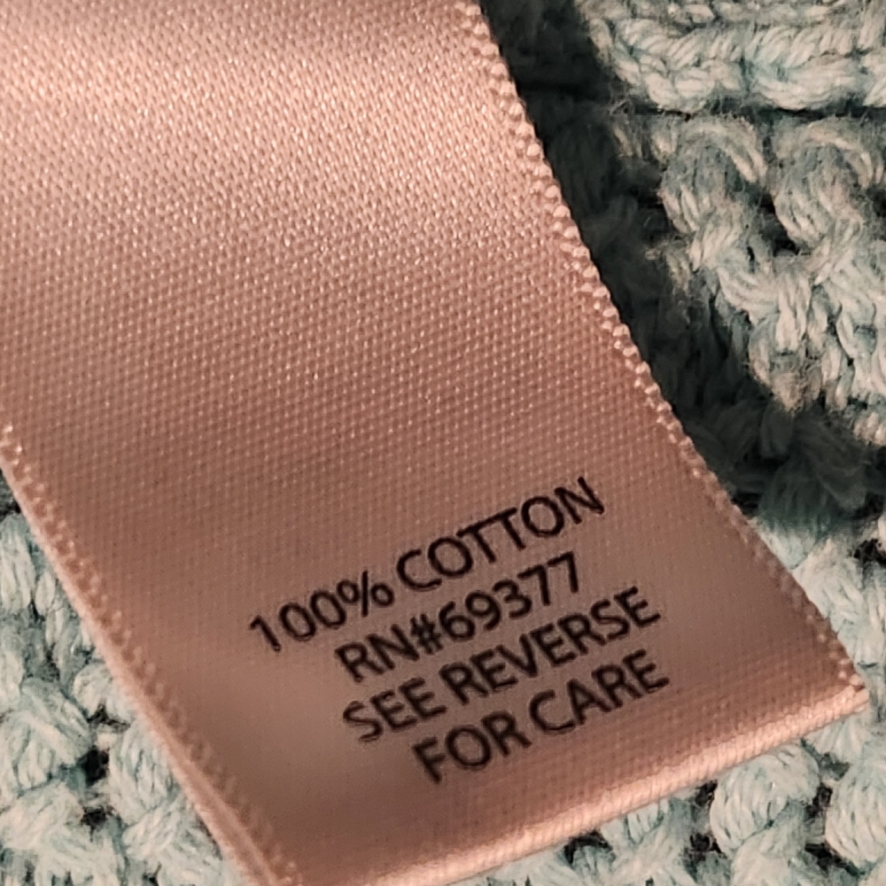 Lightly Used Croft & Barrow Women's Light Aqua Sweater - Picture 9 of 9